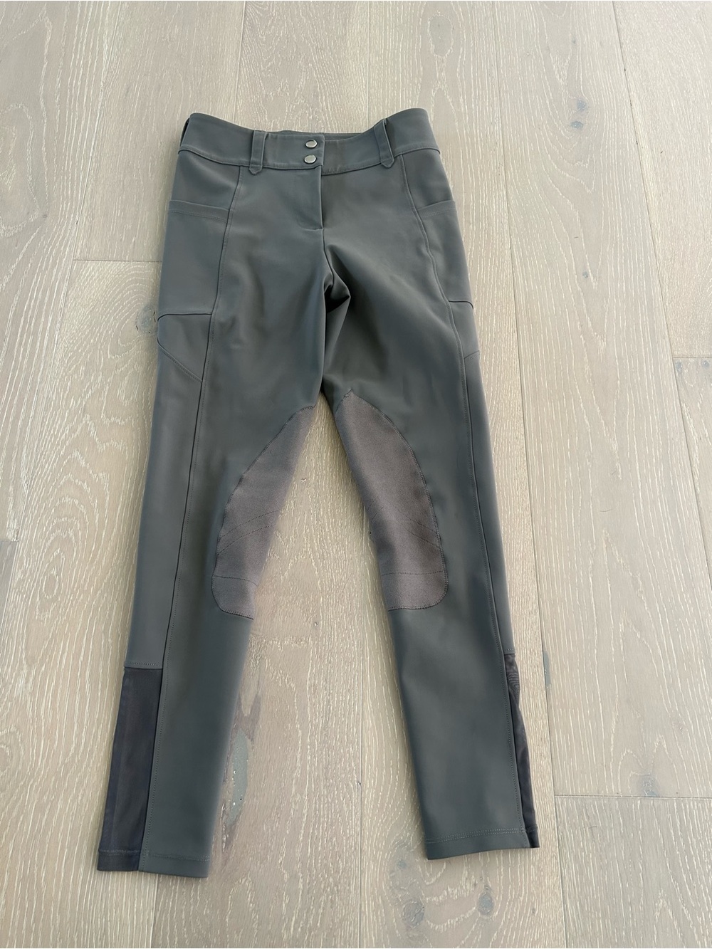 Free ride equestrian pro breeches gray